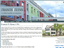 Tablet Screenshot of frankflynncpa.com